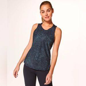 LULULEMON SCULPT II TANK IN MINERALIZE EUC SIZE 8